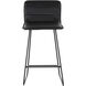 Jovanah 37 inch Bravo Black Counter Stool, Set Of 2